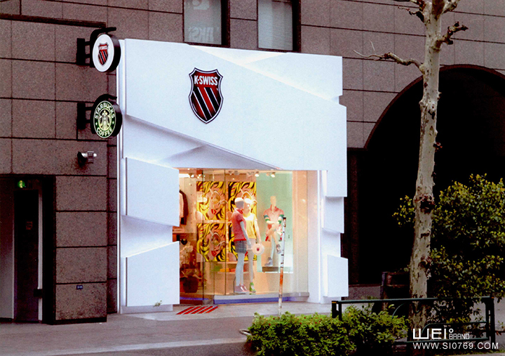 Kswiss蓋世威形象店，店面設(shè)計(jì)、結(jié)構(gòu)設(shè)計(jì)、專賣店設(shè)計(jì)