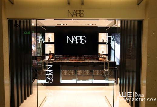 NARS化妝品的店面形象